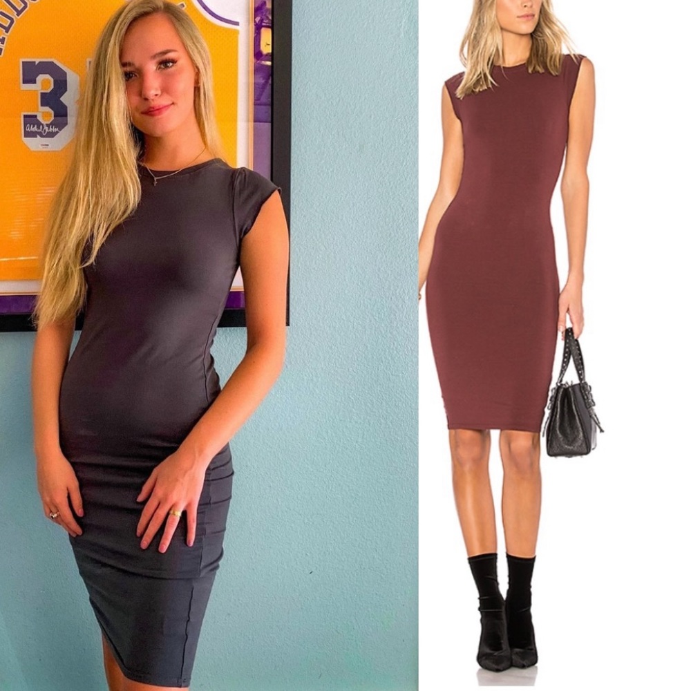 LA Made Obi Dress in Grey